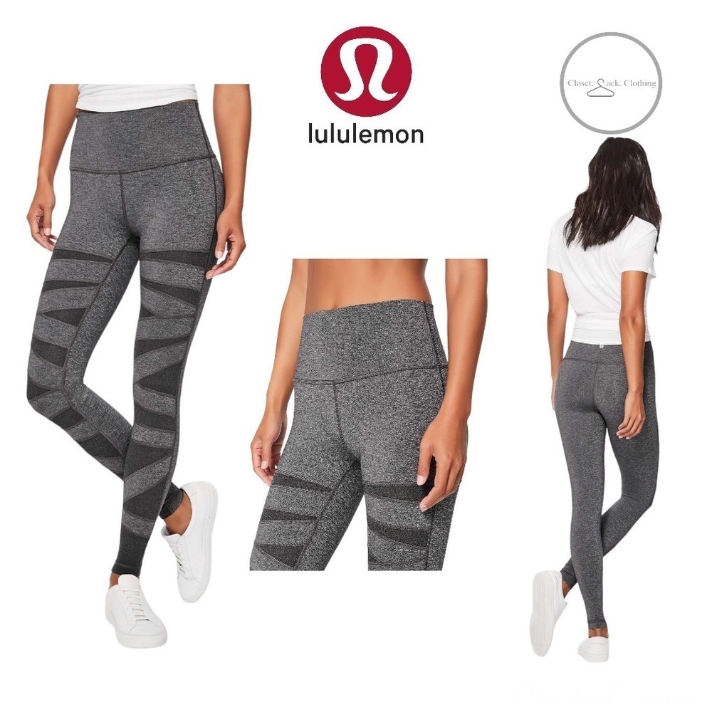 Lululemon Wunder Under Pant (Hi-Rise) *Special Edition Tech Mesh 28" Size 6